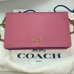 PINK COACH CROSSBODY